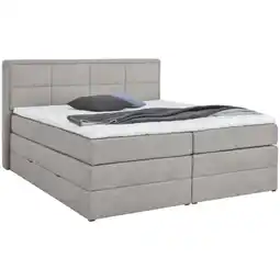XXXLutz Boxspringbett 180/200 cm in Grau Angebot