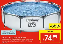 Hellweg Bestway Frame-Pool-Set „Steel Pro MAX Angebot