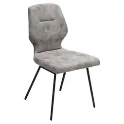 XXXLutz Stuhl in Stahl Mikrofaser Angebot