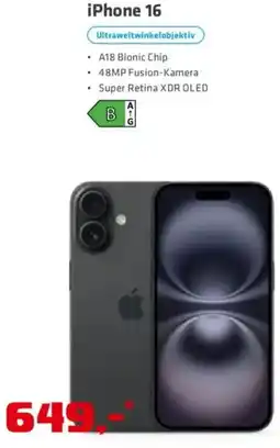 Hartlauer iPhone 16 Angebot