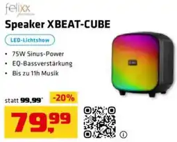 Hartlauer felixx Speaker XBEAT-CUBE Angebot
