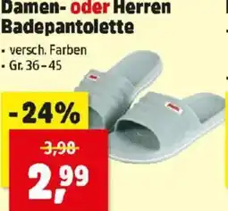 Thomas Philipps Damen- oder Herren Badepantolette Angebot
