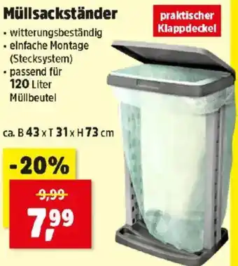 Thomas Philipps Müllsackständer Angebot