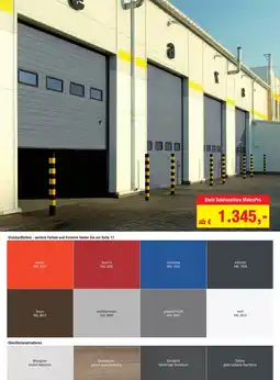 Josef Steiner Stahl Sektionaltore MakroPro Angebot