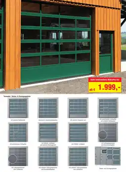 Josef Steiner Stahl Sektionaltore MakroPro Alu Angebot