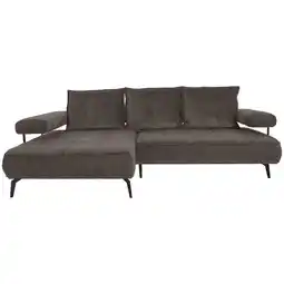 XXXLutz Ecksofa in Webstoff Dunkelbraun Angebot