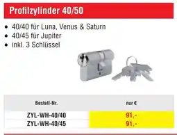 Josef Steiner Profilzylinder 40/50 Angebot