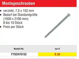 Josef Steiner Montageschrauben Angebot
