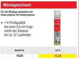 Josef Steiner Montageschaum Angebot