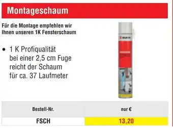 Josef Steiner Montageschaum Angebot