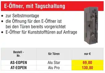 Josef Steiner E-Öffner, mit Tagschaltung Angebot