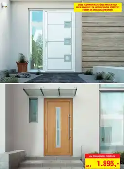 Josef Steiner Alu Eingangstüren Deco Basic Angebot