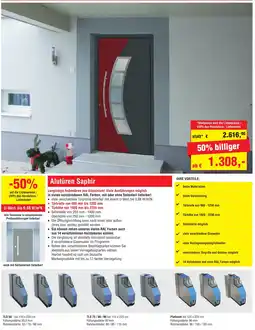 Josef Steiner Alutüren Saphir Angebot