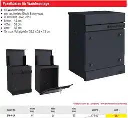 Josef Steiner Paketkasten für Wandmontage Angebot