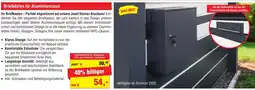 Josef Steiner Briefkästen für Aluminiumzaun Angebot