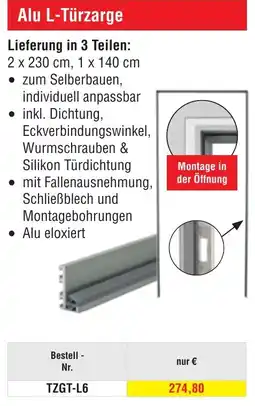 Josef Steiner Alu L-Türzarge Angebot