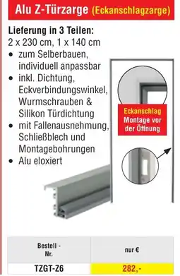 Josef Steiner Alu Z-Türzarge Angebot