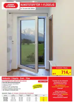 Josef Steiner Terrassentür 1-flügelig Angebot