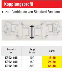 Josef Steiner Kopplungsprofil Angebot