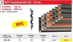 Josef Steiner WPC Fassadenprofile Stil Angebot