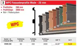 Josef Steiner WPC Fassadenprofile Mode Angebot