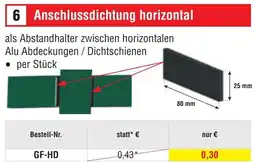 Josef Steiner Anschlussdichtung horizontal Angebot