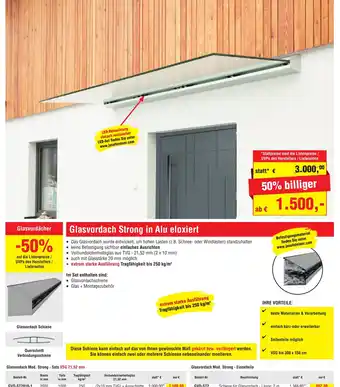 Josef Steiner Glasvordächer Angebot