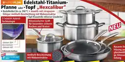 Norma HYPERFLON Edelstahl Titanium Pfanne oder Topf Hexcalibur Angebot