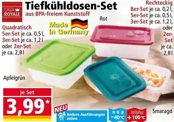 Norma Tiefkühldosen-Set Angebot