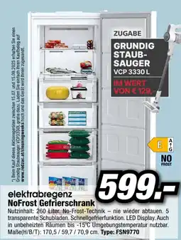 Red Zac elektrabregenz NoFrost Gefrierschrank Angebot