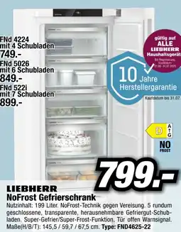 Red Zac Liebherr NoFrost Gefrierschrank Angebot