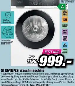 Red Zac Siemens Waschmaschine Angebot