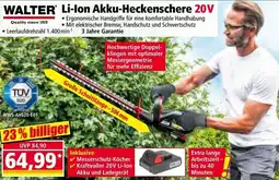 Norma Walter Li-Ion Akku-Heckenschere 20V Angebot
