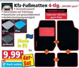 Norma Kfz-Fußmatten Angebot
