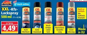Norma XXL-Kfz- Lackspray Angebot
