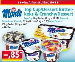 Norma Top Cup/Dessert Butter- keks & Crunchy/Dessert Angebot