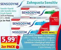 Norma Sensodyne Zahnpasta Sensitiv Angebot