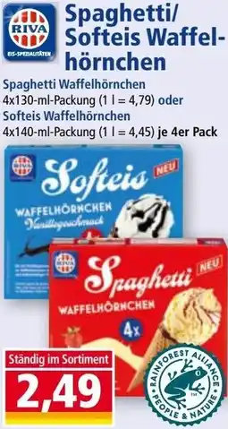 Norma Spaghetti/ Softeis Waffel hörnchen Angebot