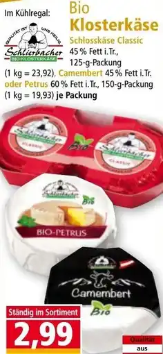 Norma Bio-Klosterkase Angebot