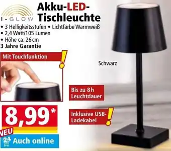 Norma Akku-LED Tischleuchte Angebot