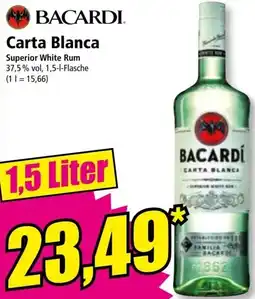 Norma Bacardi carta blanca Angebot