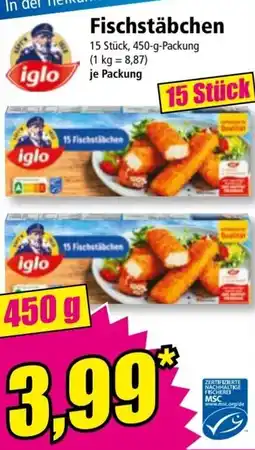 Norma Fischstäbchen Angebot