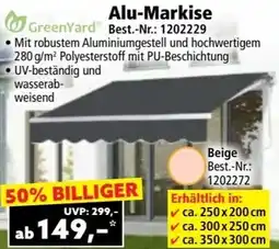 Norma Alu-Markise Angebot