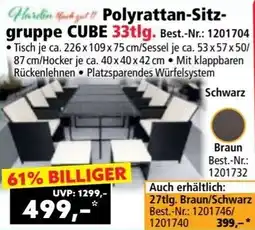 Norma Polyrattan-Sitz- gruppe Cube Angebot