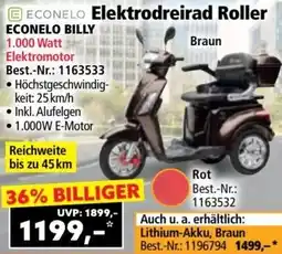 Norma Elektrodreirad Roller Angebot