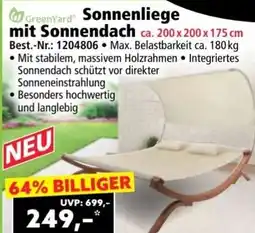 Norma Sonnenliege mit Sonnendach Angebot