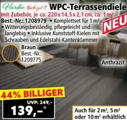 Norma WPC-Terrassendiele Angebot