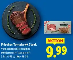 Lidl Frisches Tomahawk Steak Angebot