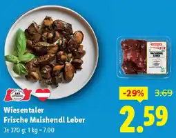 Lidl Wiesentaler Frische Maishendl Leber Angebot