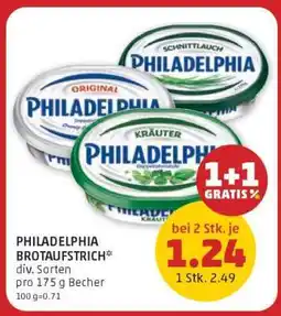 PENNY PHILADELPHIA BROTAUFSTRICH Angebot